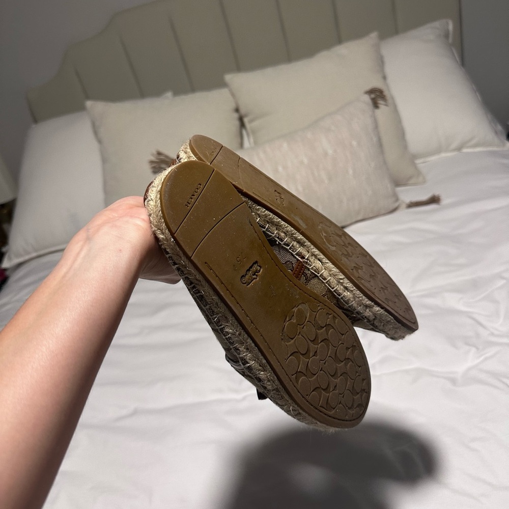 Coach Brown Patterned Espadrilles - image 3